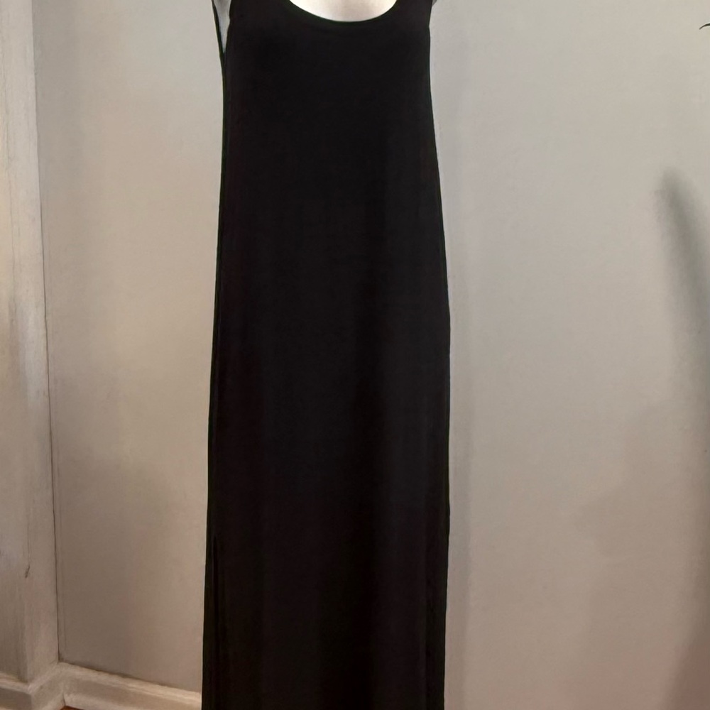 Lilla P Classic Black Maxi Dress